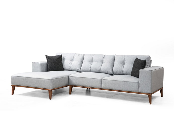 Atelier Del Sofa Sofá Cama Esquinero Izquierdo Gris Claro (Chl+3R) 288 x 160 cm